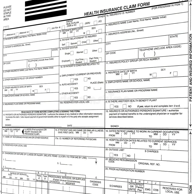 Dl 123 insurance form